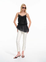 Lyocell Satin Lace Cami Top
