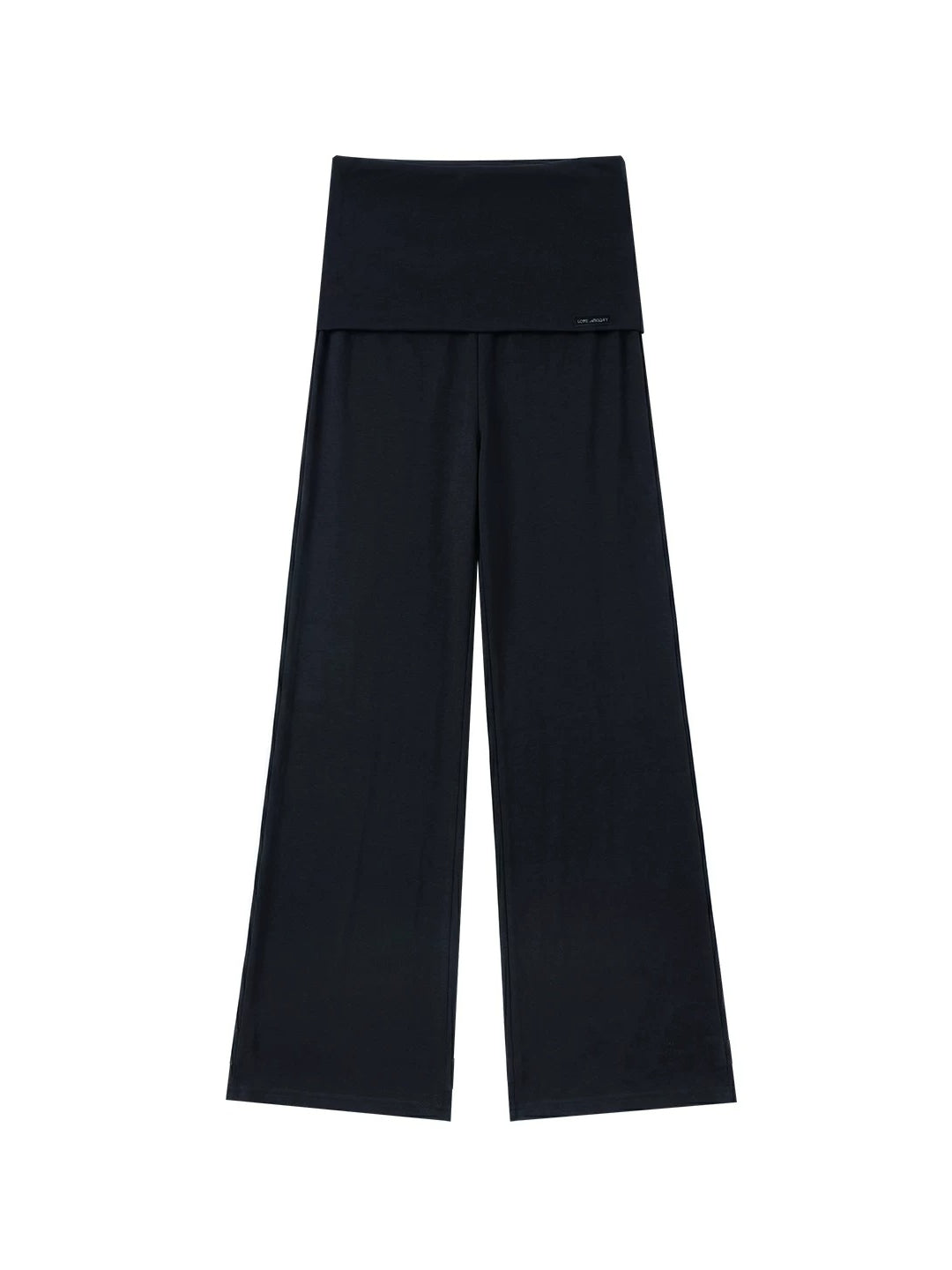 Foldover Straight Pants