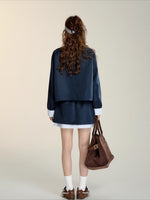 Patchwork Striped Trench