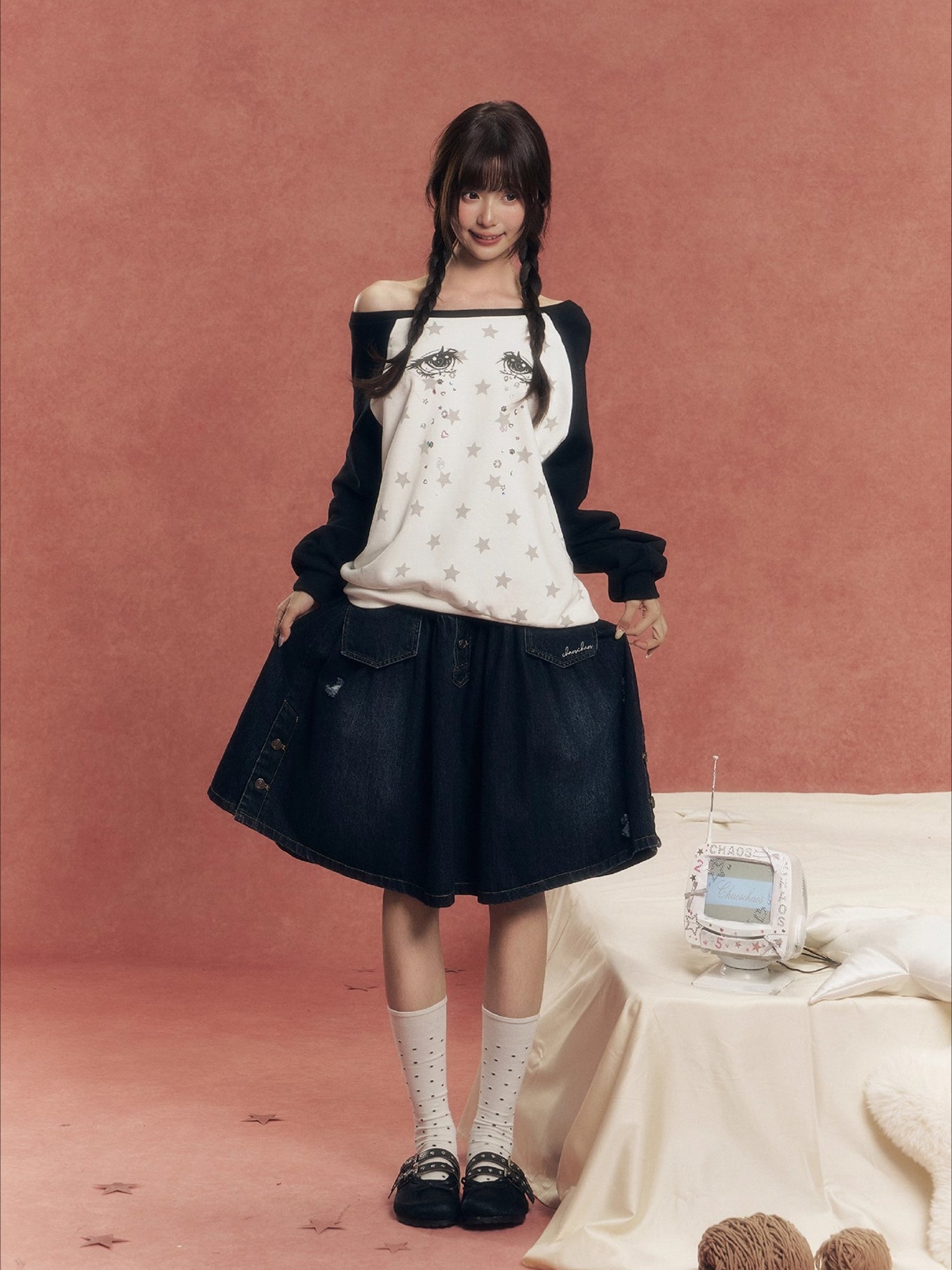 Diamond Tears Rhinestone Sweatshirt