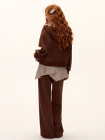 Plaid Hoodie Sweatpants Set