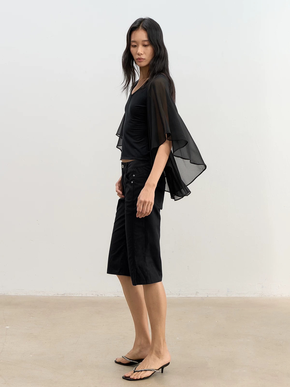 Lyocell V-Neck Top
