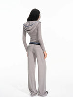 Contrast Hooded Lounge Set