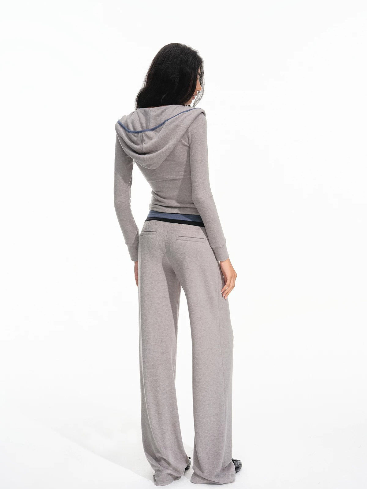 Contrast Hooded Lounge Set