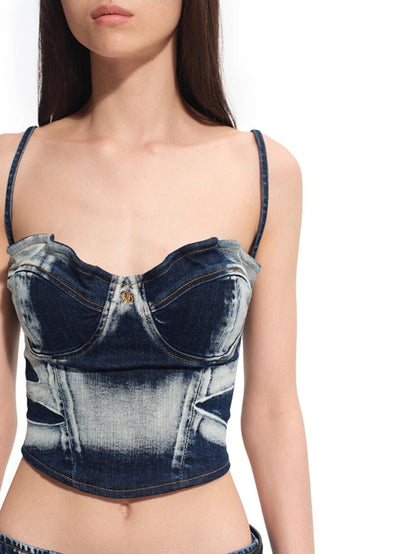 Volcano Denim Bustier