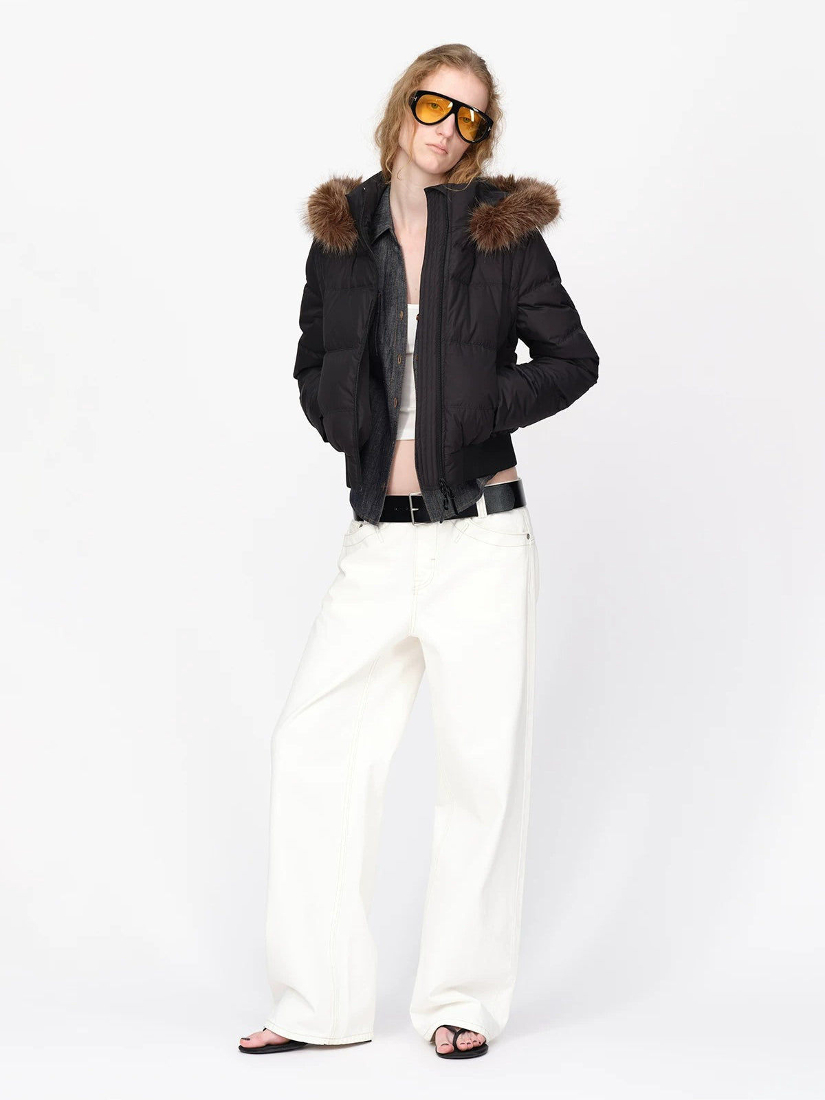Detachable Sleeve Down Puffer Jacket