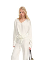 Twist Top & Lounge Pants Set