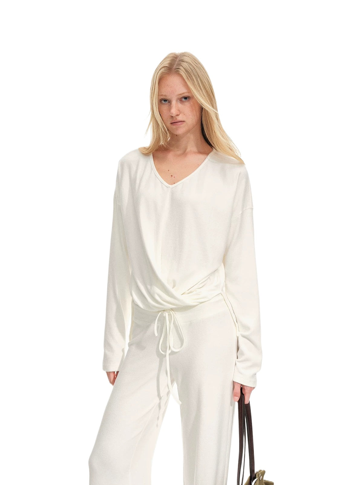 Twist Top &amp; Lounge Pants Set