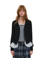Napoleon Lace Faux Suede Jacket