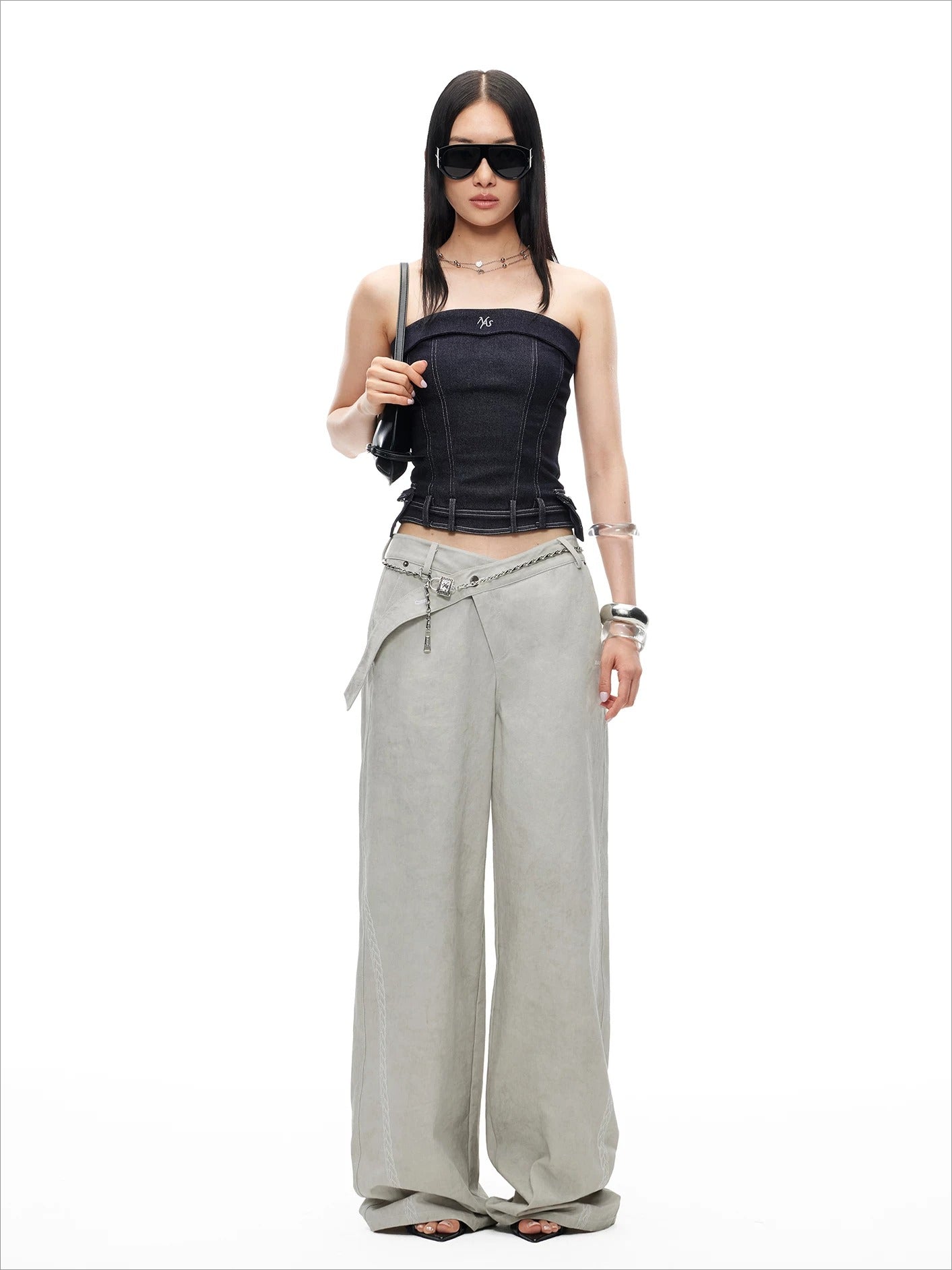 Wander Denim Tube Top