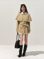 Detachable Cape Trench Coat