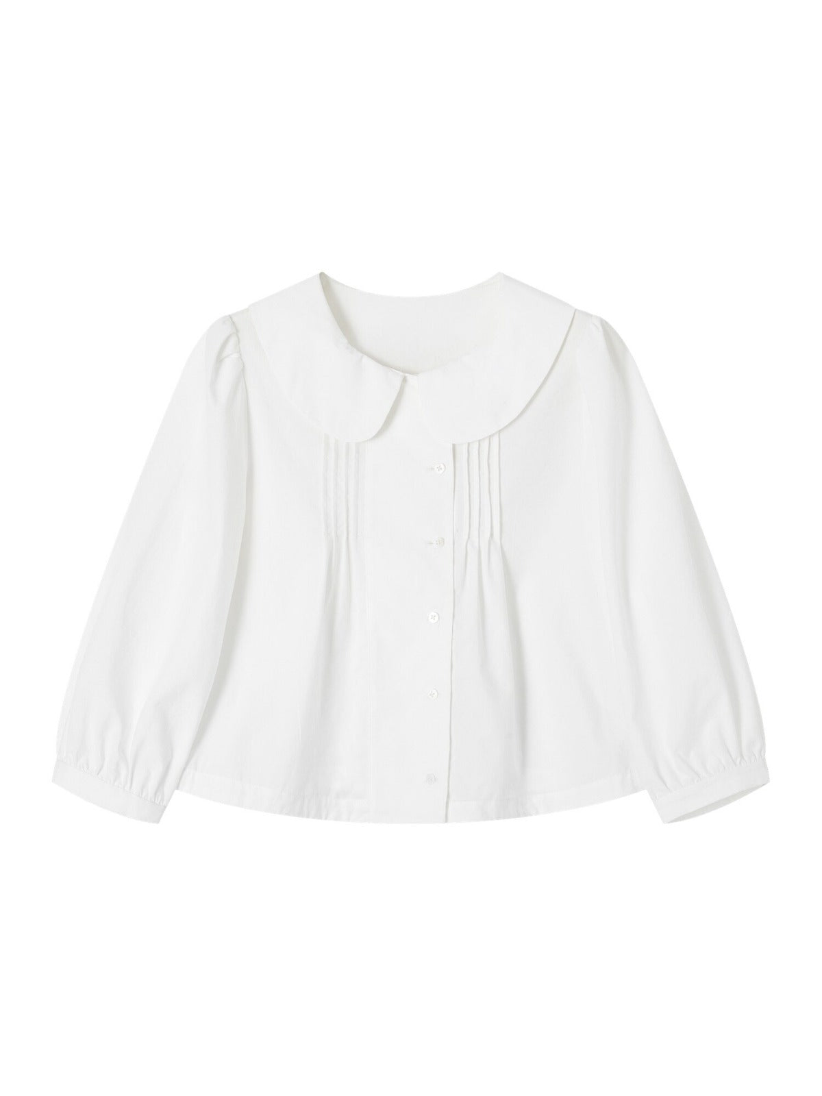 Doll Collar Seven Sleeve Shirt