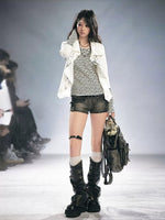 Punk Layered Knit Top