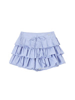 Plaid Ruffle Shirt & Skirt Set
