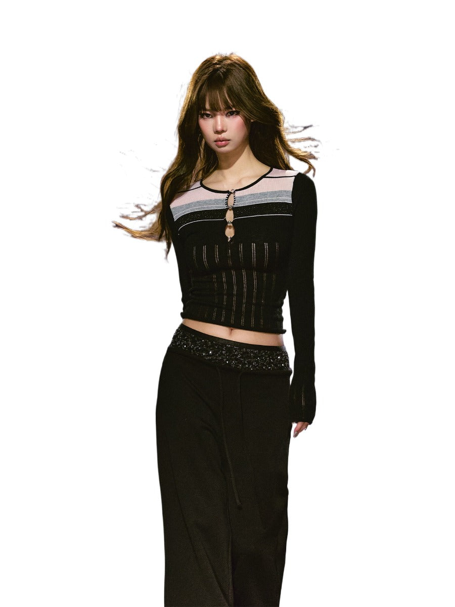 Cutout Knit Top