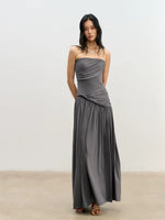 Lyocell Twist Maxi Dress