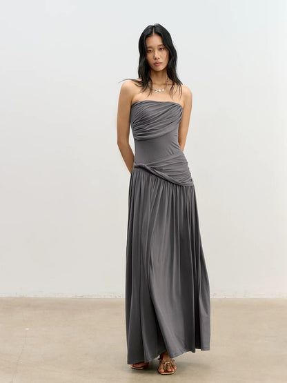 Lyocell Twist Maxi Dress
