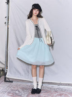 Ballet Tencel Pleated A-Line Skirt