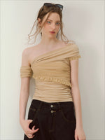 Lace Mesh Shoulder Top