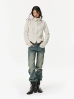 Frost Knit Cable Cardigan Sweater
