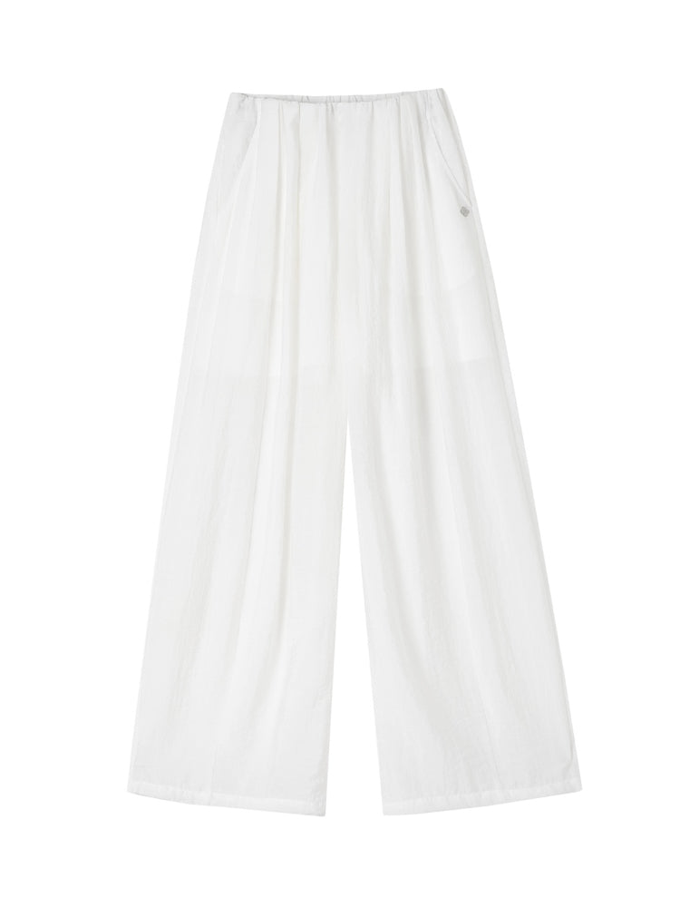 Draped Lazy Asymmetric Shoulder Convertible Top Set
