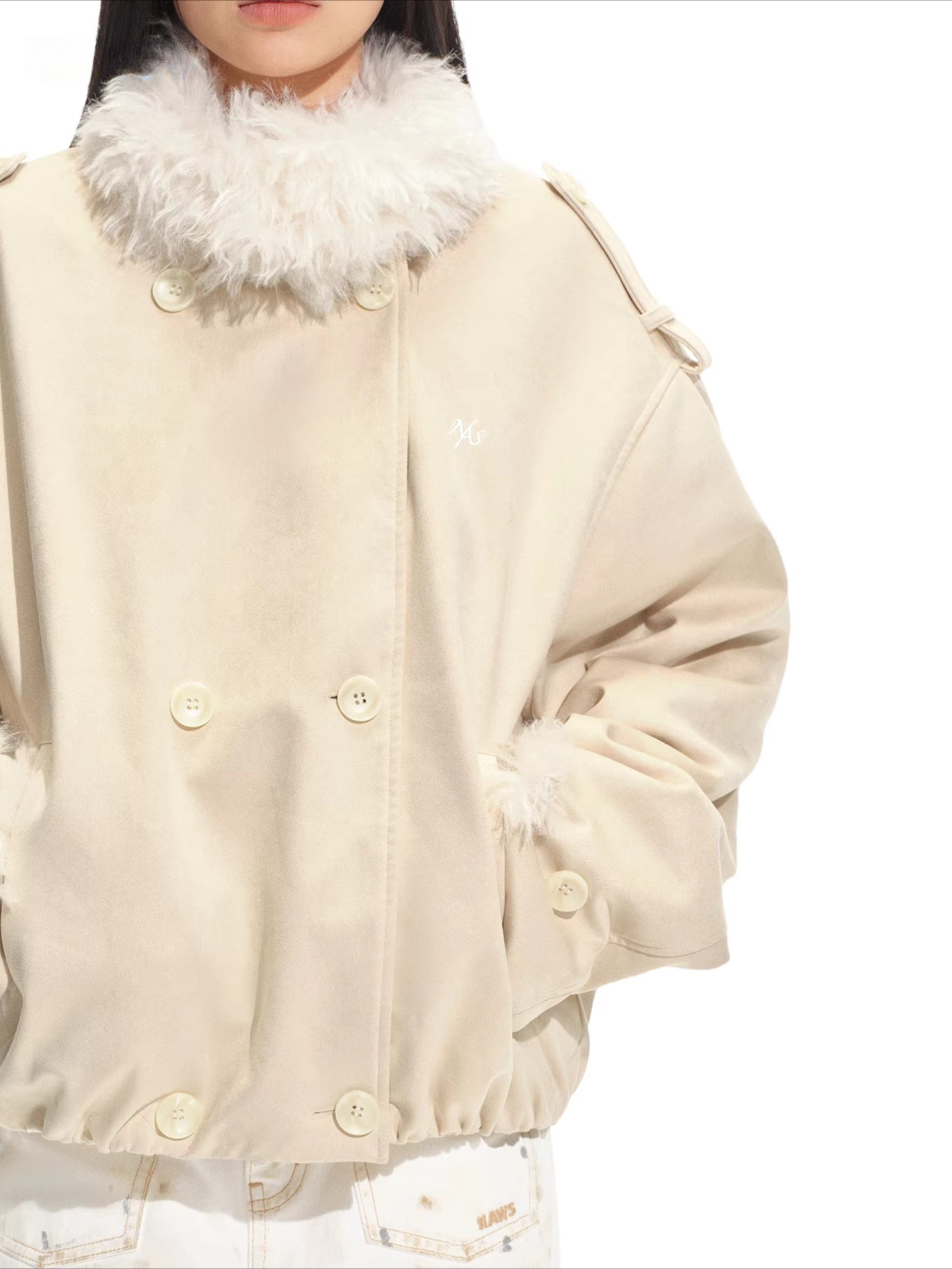 Will Stand-Collar Suede Jacket