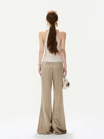 Cross-Drape Halter Top