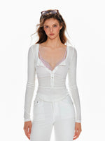 Lace Innerwear Layered Mesh Top Set