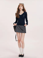 Bow A-Line Skirt