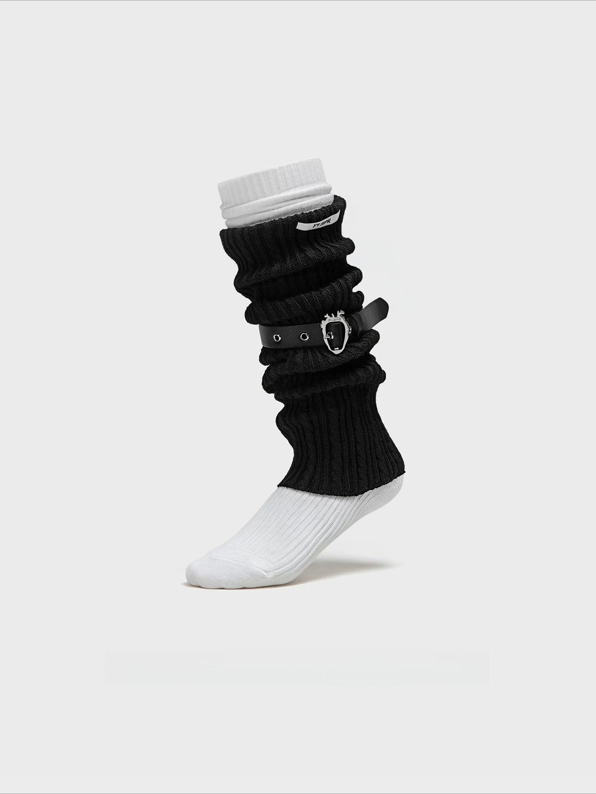 Knit Belt Leg Warmers