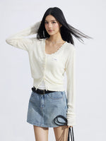 Lace Hollow Sun-Protect Cardigan