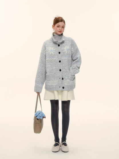 Fair Isle Knit Cardigan