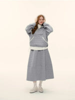 Quilted Shell Embroidery Hoodie Set