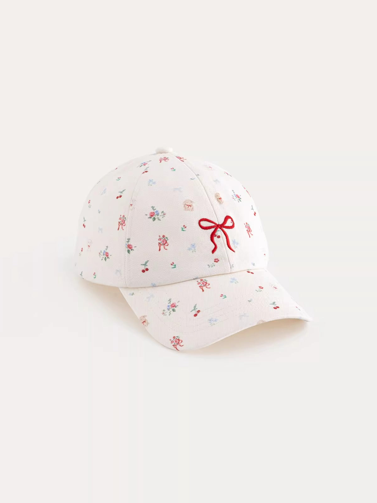 Floral Embroidered Cap