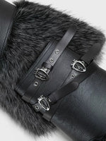 Faux Fur Leg Warmers