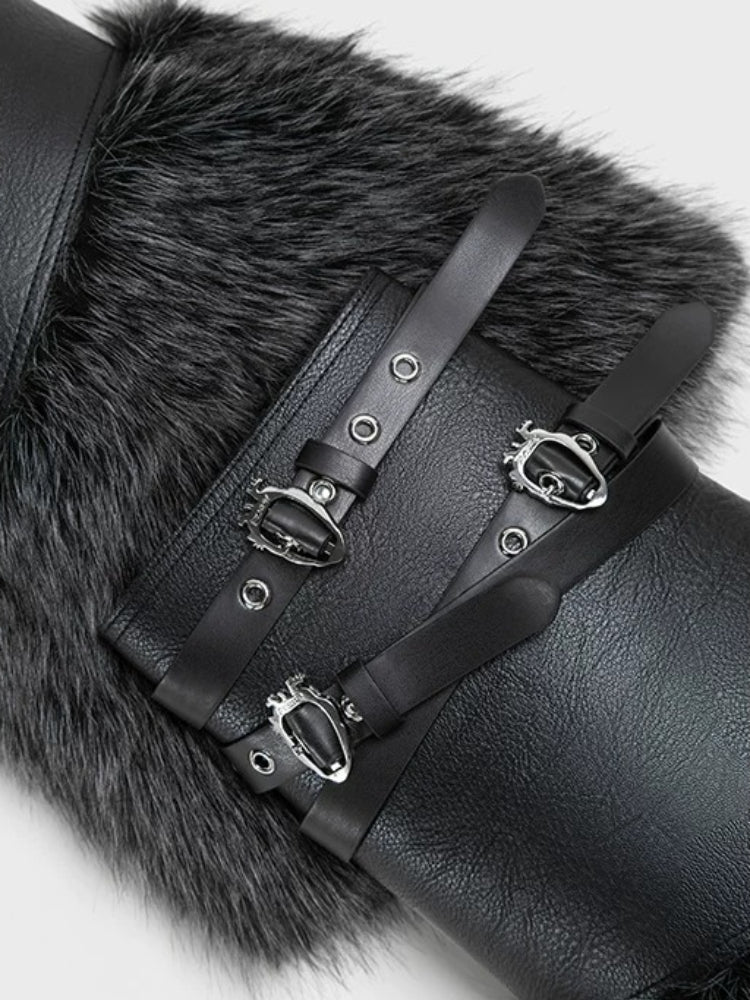 Faux Fur Leg Warmers