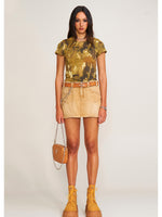 Compass Wild Origin Denim Skirt Sand