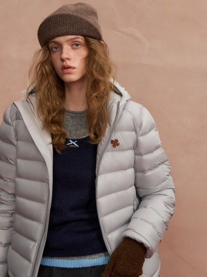 Lace Hood Down Puffer