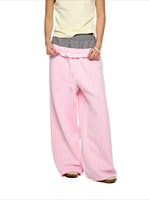 Plaid Waist Sweatpants