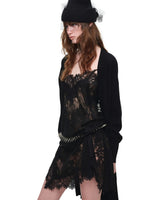Burnout Sheer Long Cardigan