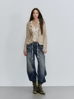 Ruffle Trim Jacket