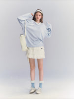 Contrast Bow Long Sleeve Tee
