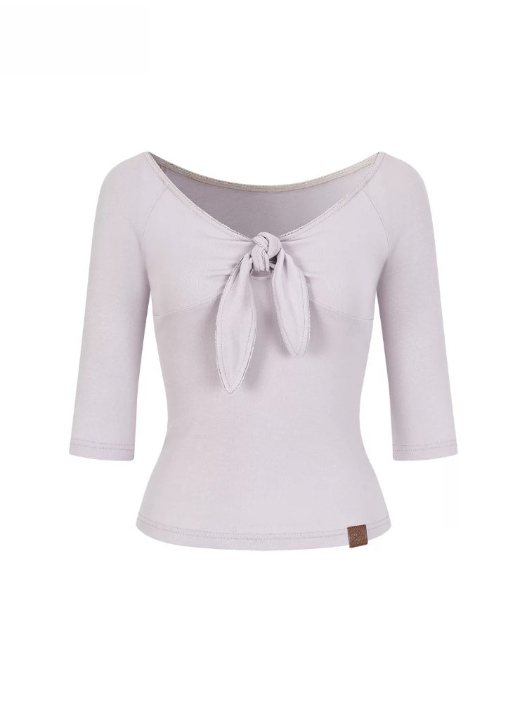 Off-Shoulder Tie Top