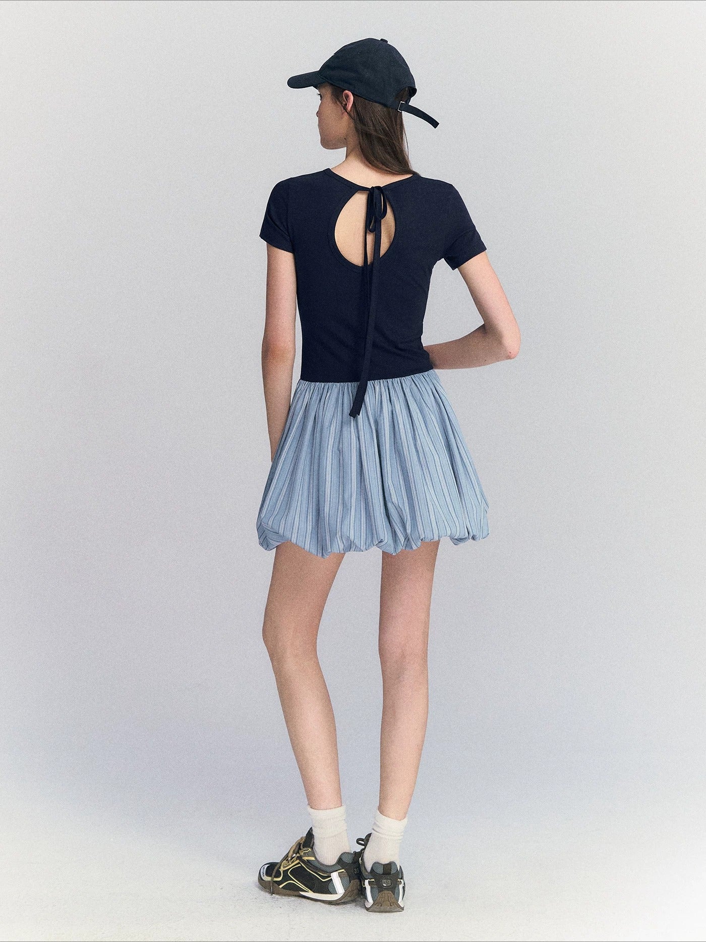 Tie-Back Bubble Dress