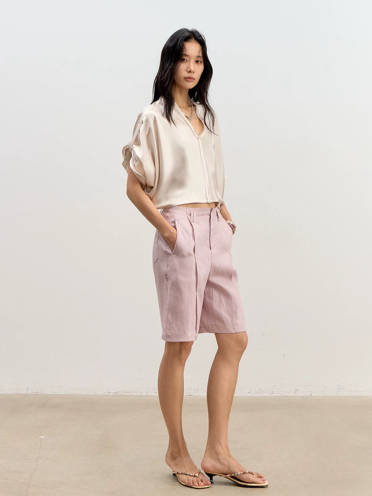 Acetate Satin Blouse