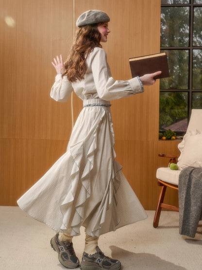 Organic Cotton Gingham Shirt Set