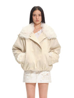 Will Stand-Collar Suede Jacket