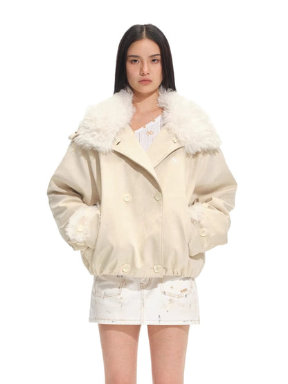 Will Stand-Collar Suede Jacket