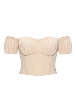 One-shoulder Fishbone Top & Skirt Set