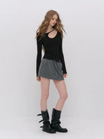 Asymmetric Cutout Top